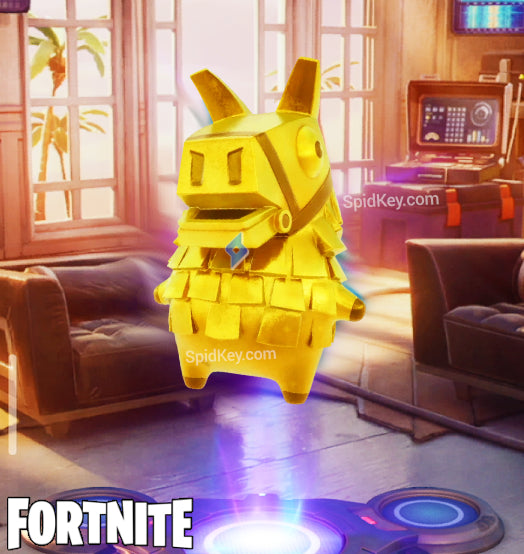 ⭐ NEW ⭐ Esprit Lama Veinard Doré sur Fortnite