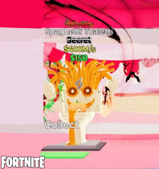Spaghetti Tualetti Halloween Secret - Steal the Brainrot Fortnite