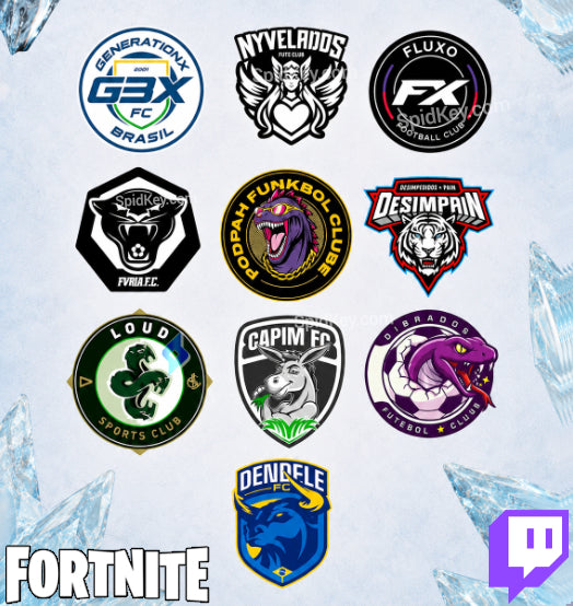 10 Emoticones King's League Twitch Drop Exclusive sur Fortnite
