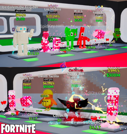 ⚡ VENTE FLASH ⚡ Base Complète Mystère - Steal the Brainrot Fortnite