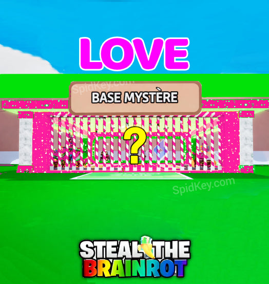 Base Mystère Love - Steal the Brainrot Fortnite