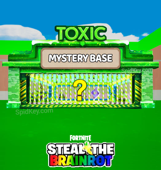 ⚡ VENTE FLASH ⚡ Base Mystère Toxic - Steal the Brainrot Fortnite