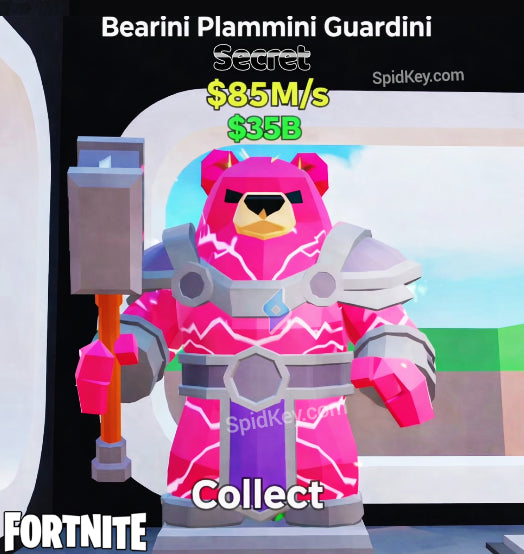 Strawberry Elephant Secret Christmas - Steal the Brainrot Fortnite