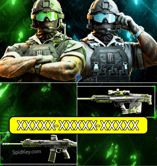 Code Skin Monster Energy The Beast Up - Call of Duty x Warzone