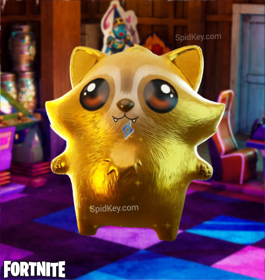 ⭐NEW⭐ Esprit Fouille-Poubelles Doré sur Fortnite