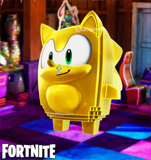 ⭐ NEW ⭐ Esprit Sonic Doré sur Fortnite