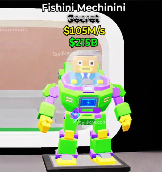 ⚡FLASH ⚡ Fishini Mechini Secret - Steal the Brainrot Fortnite