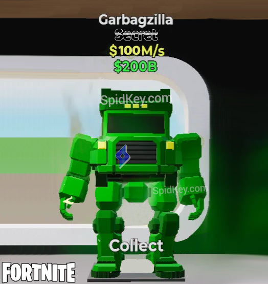 Garbagzilla Secret - Steal the Brainrot Fortnite