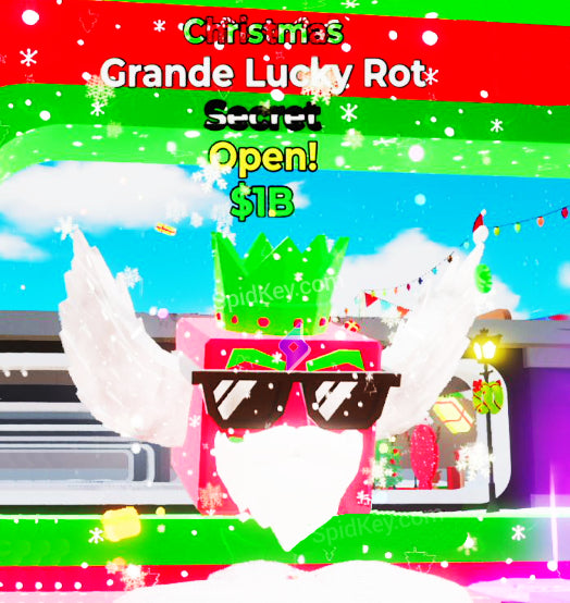 Grande Lucky Rot Secret Christmas - Steal the Brainrot Fortnite
