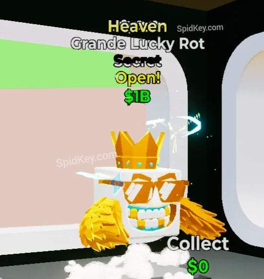 Grande Lucky Rot Secret Heaven - Steal the Brainrot Fortnite