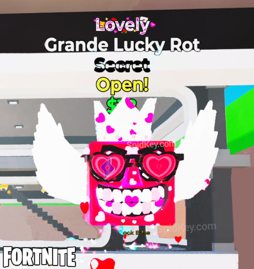 Grande Lucky Rot Secret Lovely - Steal the Brainrot Fortnite