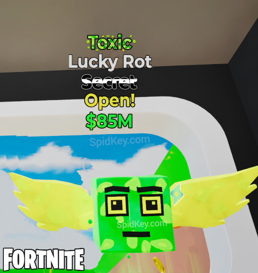 Lucky Rot Secret Toxic - Steal the Brainrot Fortnite