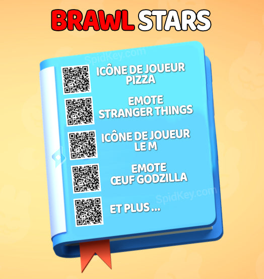 Les 15 QR Codes Cachés Emote - Icone de Joueur et Plus Brawl Stars