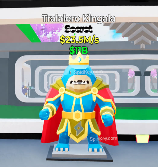 ⭐ NEW ⭐ Tralalero Kingala Secret - Steal the Brainrot Fortnite